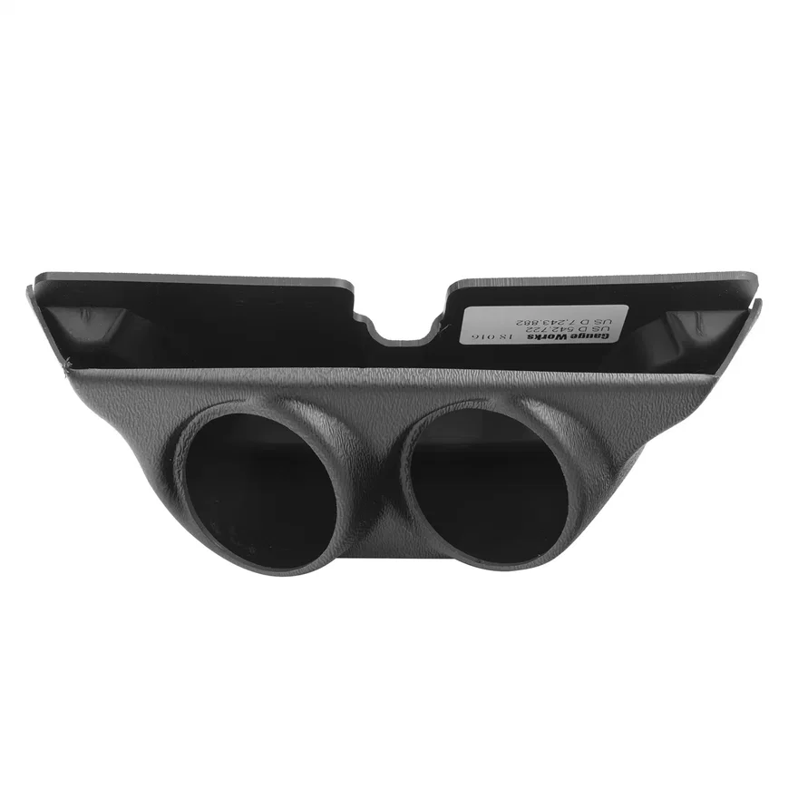 GAUGE MOUNT; OVERHEAD CONSOLE; DUAL; 2 1/16in.; RAM 03-08/SUPER DUTY 99-04 for Dodge and Ford