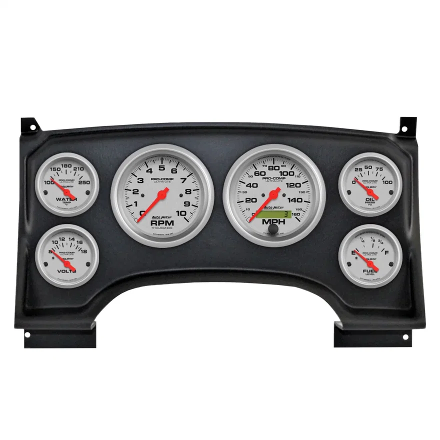 AutoMeter 2933-13, DIRECT FIT DASH KIT; (3 3/8in. X2; 2 1/16in. X4); CHEVY S10 TRUCK 94-97; ULTRA-L