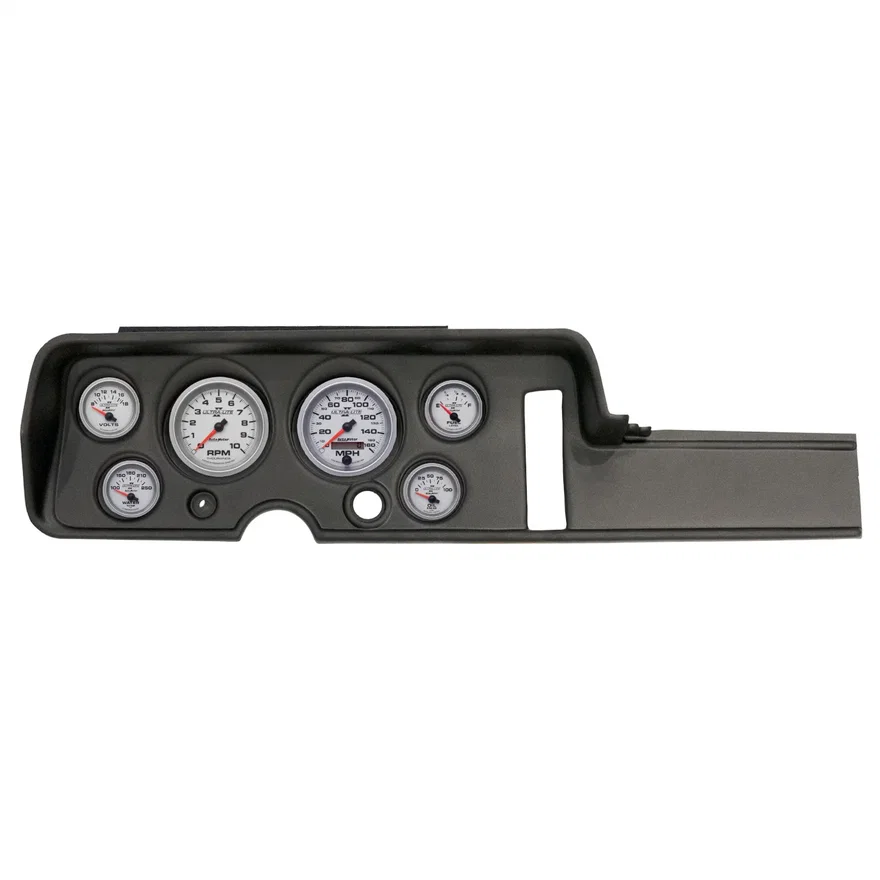 AutoMeter 2906-14, DIRECT FIT DASH KIT; (3 3/8in. X2; 2 1/16in. X4); PONTIAC GTO/LEMANS 68; ULTRA-L