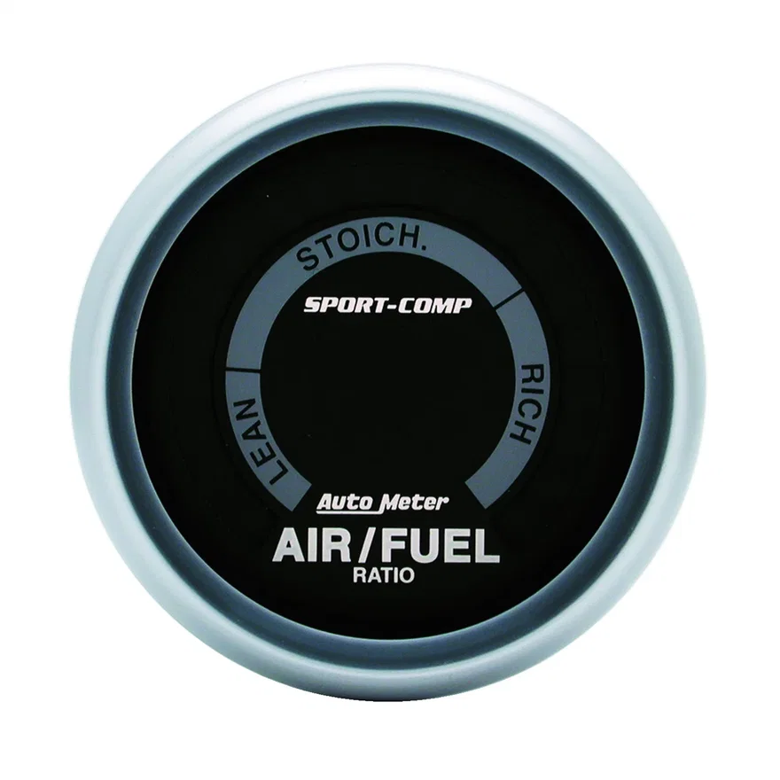 AutoMeter 3375, GAUGE; AIR/FUEL RATIO-NARROWBAND; 2 1/16in.; LEAN-RICH; LED ARRAY; SPORT-COMP