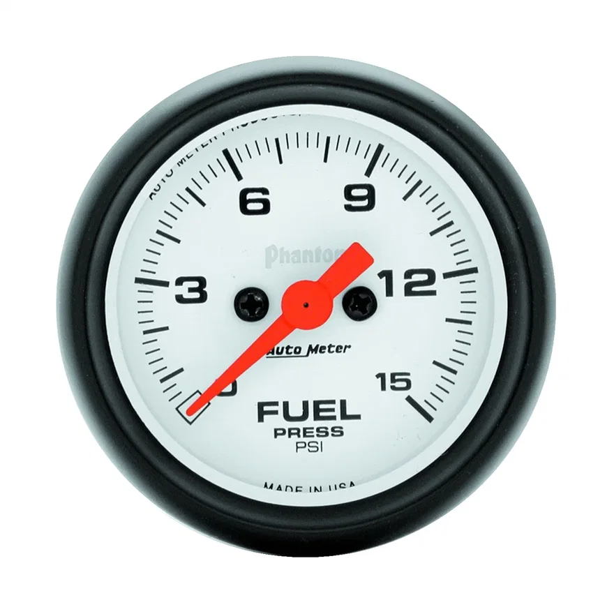AutoMeter 5761, GAUGE; FUEL PRESSURE; 2 1/16in.; 15PSI; DIGITAL STEPPER MOTOR; PHANTOM