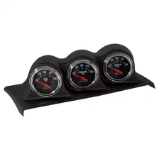 GAUGE MOUNT; DIRECT FIT DASH TOP; TRIPLE; 2 1/16in.; 07-10 for 2007-2010 Jeep Wrangler JK image 2