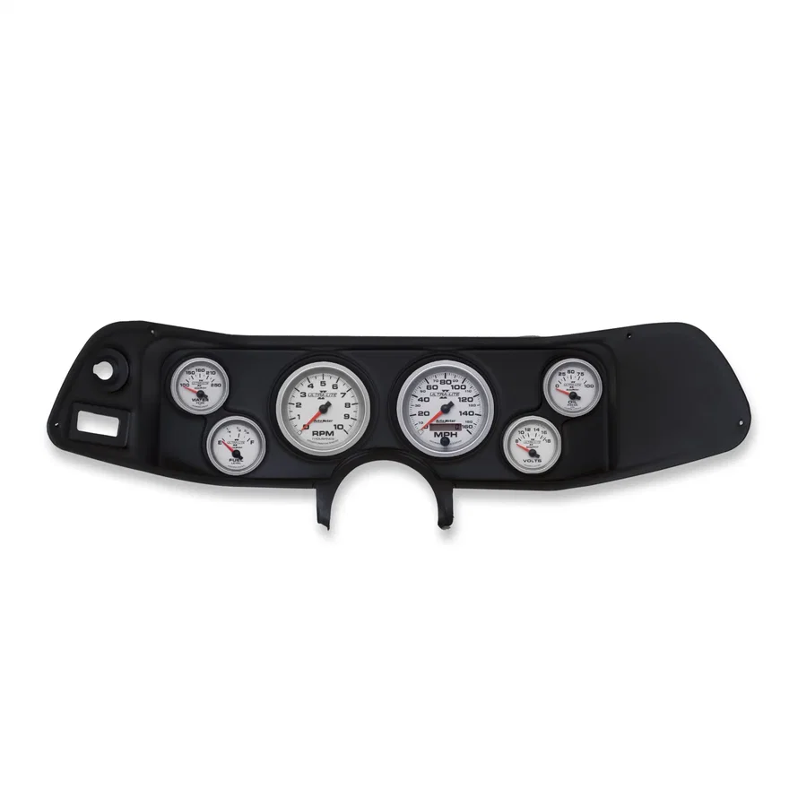AutoMeter 2132-14, DIRECT FIT DASH KIT; CAMARO 70-78; TACH/MPH/FUEL/OILP/WTMP/VOLT; ULTRA-LITE II
