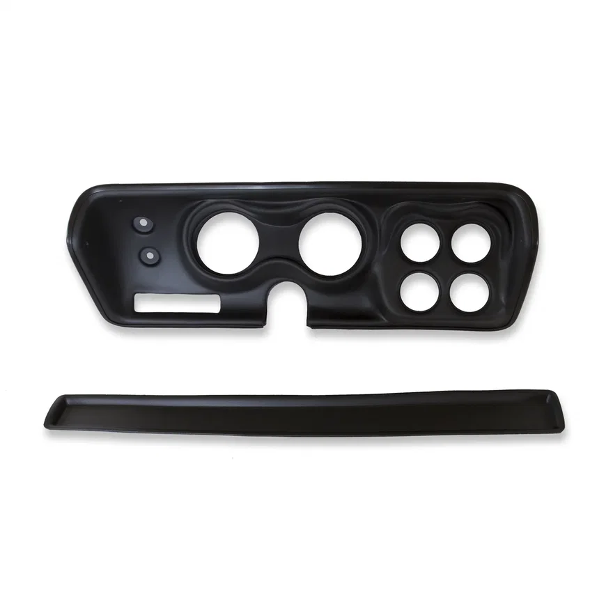 AutoMeter 7030-CH, DIRECT FIT DASH KIT; BBODY/CHRGR/GTX/RDRNR/SAT 71-74; RPM/MPH/FUEL/OILP/WTMP/BAT