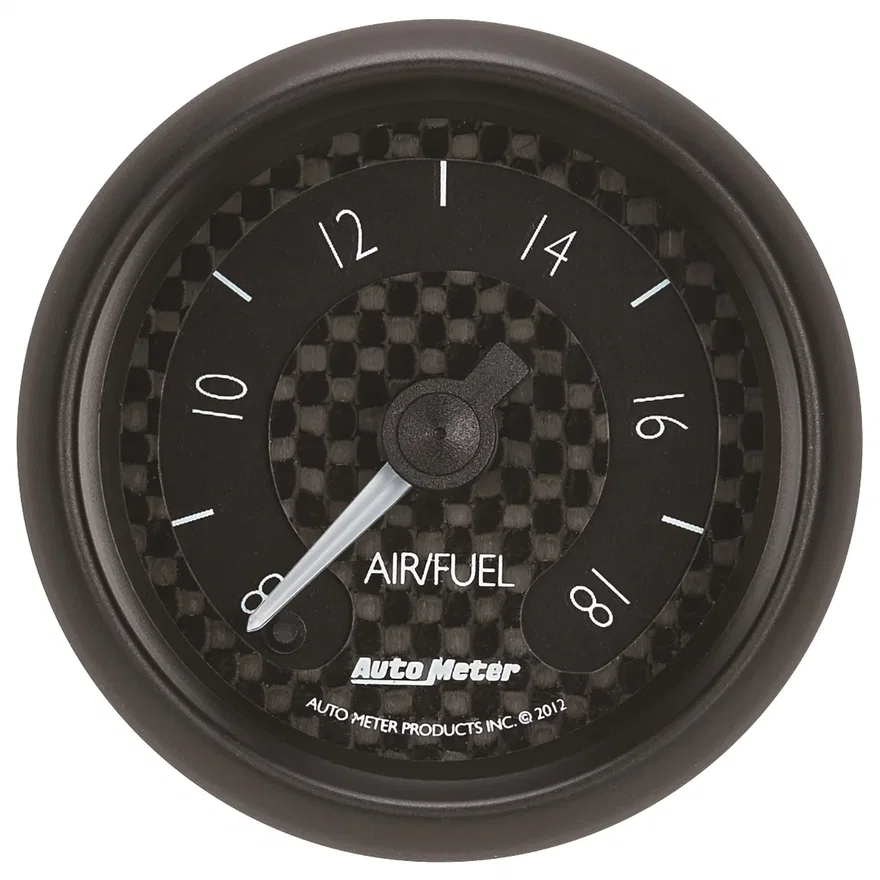AutoMeter 8070, GAUGE; AIR/FUEL RATIO-WIDEBAND; ANALOG; 2 1/16in.; 8:1-18:1; STEPPER MOTOR; GT
