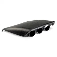 GAUGE MOUNT; DASH TOP; TRIPLE; 2 1/16in.; BLACK; S197 for 2005-2009 Ford Mustang image 2