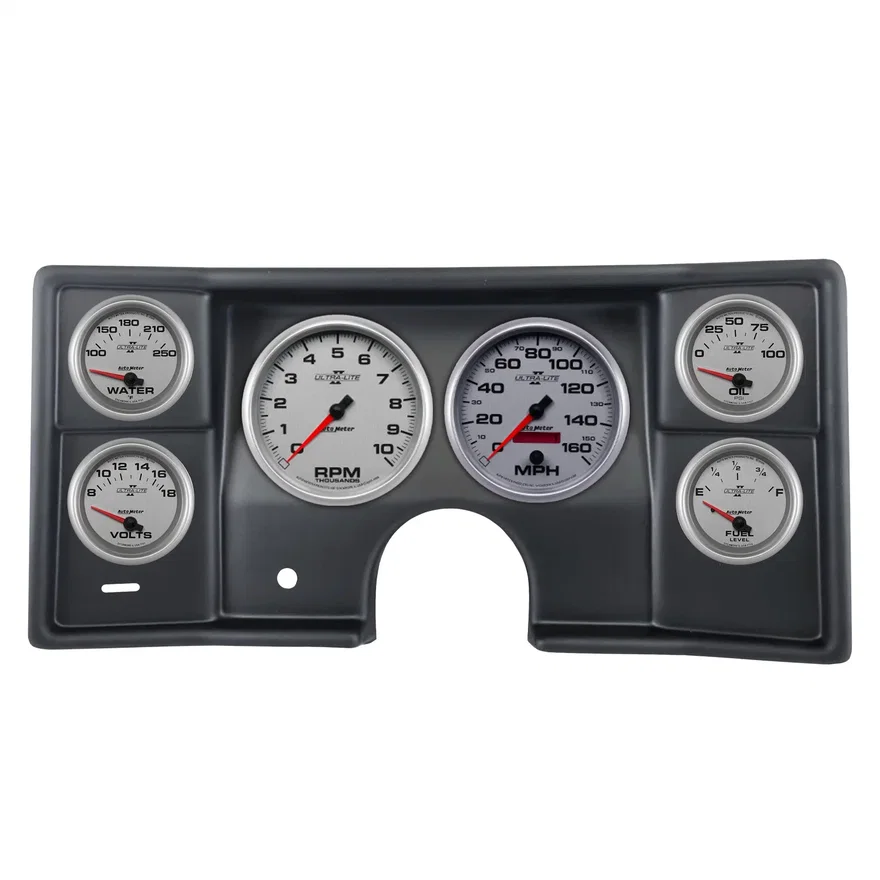 AutoMeter 2935-14, DIRECT FIT DASH KIT; (5in. X2; 2 5/8in. X4); MALIBU/EL CAMINO/MONTECARLO 78-81; for Chevrolet