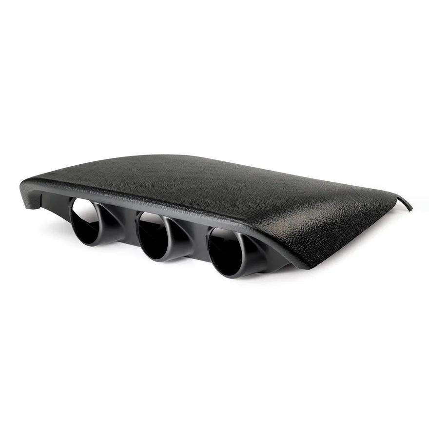 GAUGE MOUNT; DASH TOP; TRIPLE; 2 1/16in.; BLACK; S197 for 2005-2009 Ford Mustang