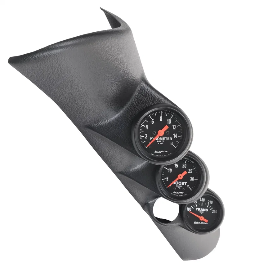 AutoMeter 7092, DSL GA KIT; A-PILLAR W/SPKR; RAM 98-02; BST/EGT/TRANS; 35PSI/1600deg.F/250deg.F; for Dodge