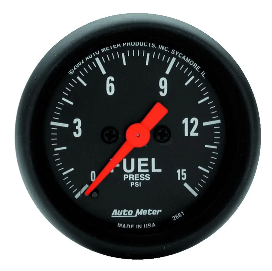 AutoMeter 2661, GAUGE; FUEL PRESSURE; 2 1/16in.; 15PSI; DIGITAL STEPPER MOTOR; Z-SERIES