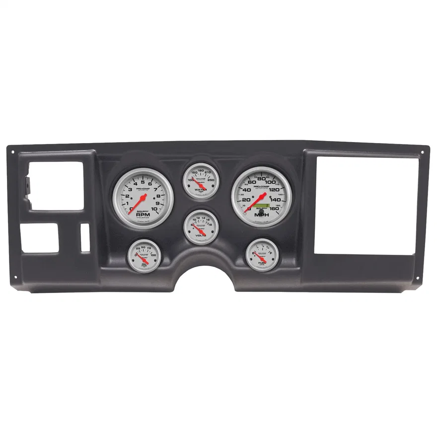 AutoMeter 2925-13, DIRECT FIT DASH KIT; (3 3/8in. X2; 2 1/16in. X4); CHEVY/GMC TRUCK 88-94; ULTRA-L