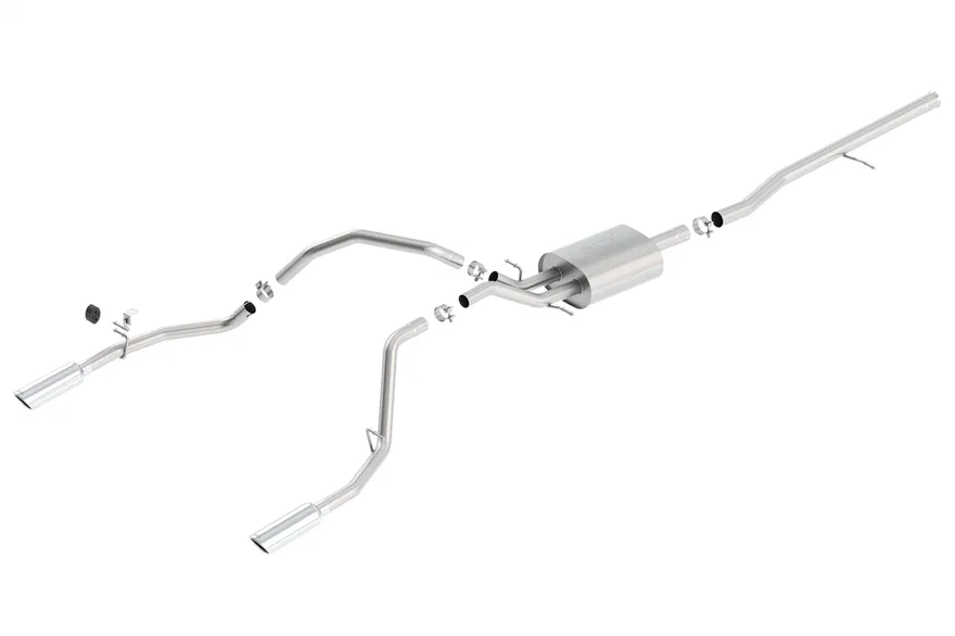 Cat-Back Exhaust System ATAK for 2014-2018 Chevrolet Silverado 1500 and GMC Sierra 1500