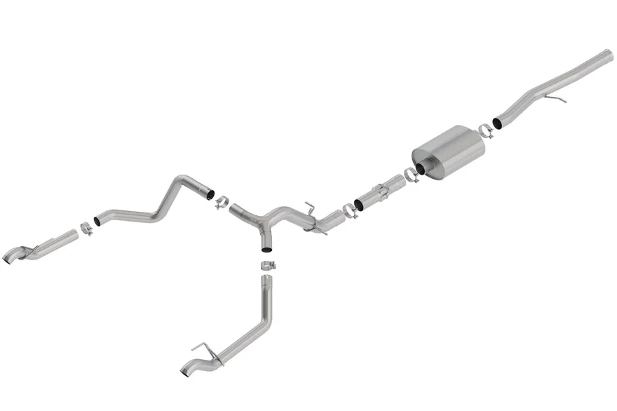 Cat-Back Exhaust System ATAK 6.2L for 2019-2023 Chevrolet Silverado 1500 and GMC Sierra 1500