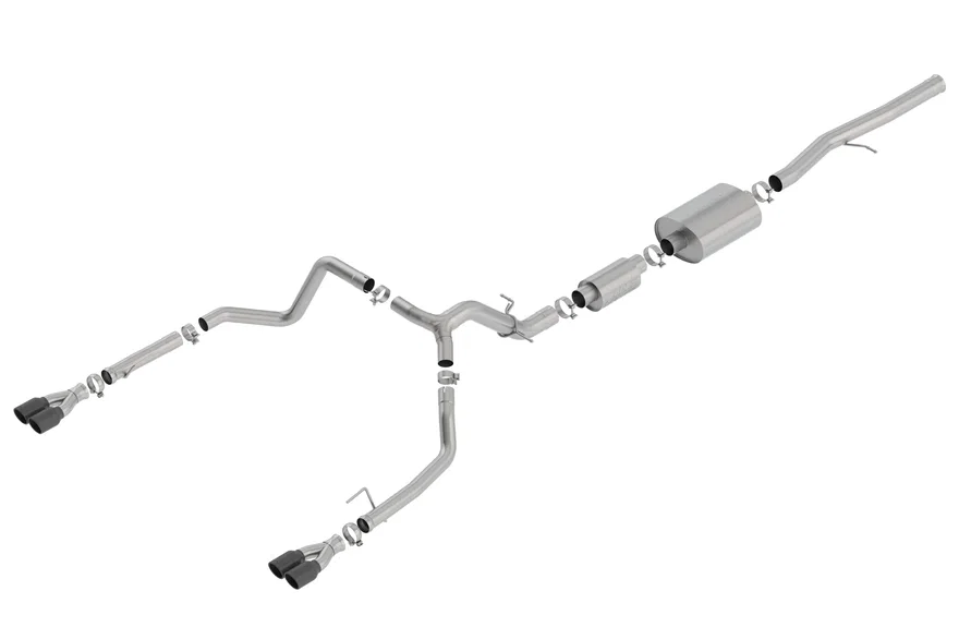 Cat-Back Exhaust System S-Type 6.2L for 2019-2023 Chevrolet Silverado 1500 and GMC Sierra 1500