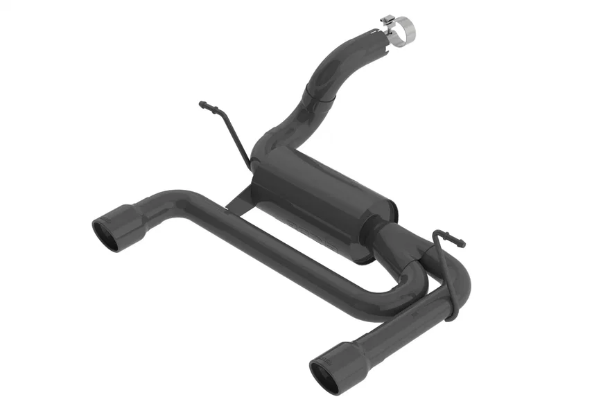 Axle-Back Exhaust System S-Type Part JLU for 2018-2026 Jeep Wrangler