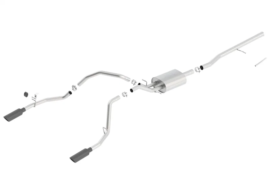 Cat-Back Exhaust System ATAK for 2014-2018 Chevrolet Silverado 1500 and GMC Sierra 1500