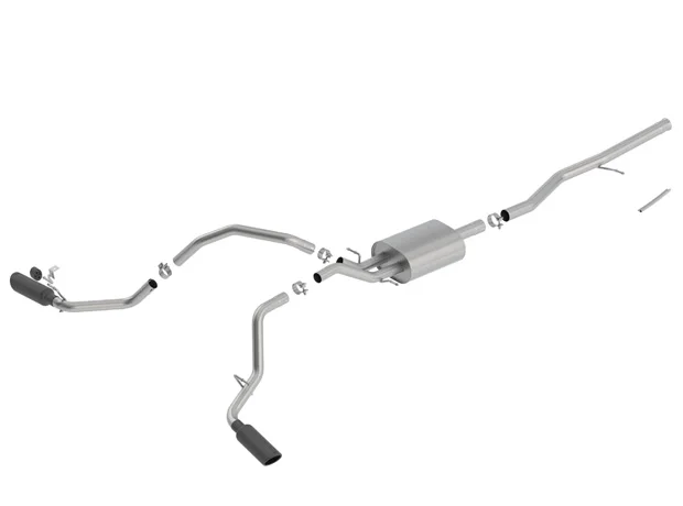 Cat-Back Exhaust System ATAK for 2014-2018 Chevrolet Silverado 1500 and GMC Sierra 1500