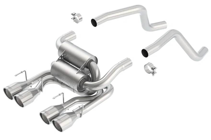 Axle-Back Exhaust System S-Type Classic for 2006-2008 Chevrolet Corvette C6