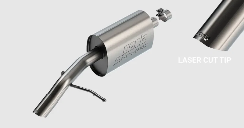 Axle-Back Exhaust System S-Type Part for 2025 Kia K4