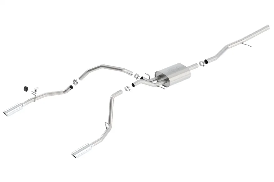 Cat-Back Exhaust System ATAK for 2014-2018 Chevrolet Silverado 1500 and GMC Sierra 1500