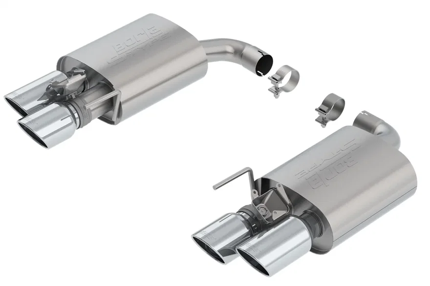 Active Exhaust Valve Axle-Back Exhaust System S-Type for 2018-2023 Ford Mustang GT