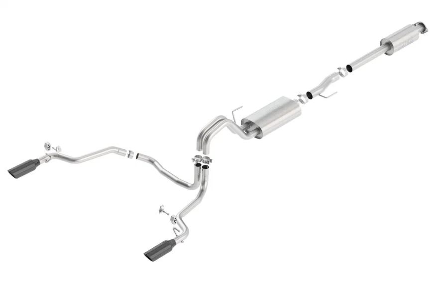 Cat-Back Exhaust System S-Type 2.7L/ 3.5L EcoBoost/ 5.0L V8/ 3.3L V6 for 2015-2020 Ford F-150