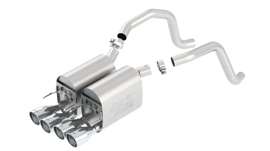 Axle-Back Exhaust System ATAK for 2006-2008 Chevrolet Corvette C6