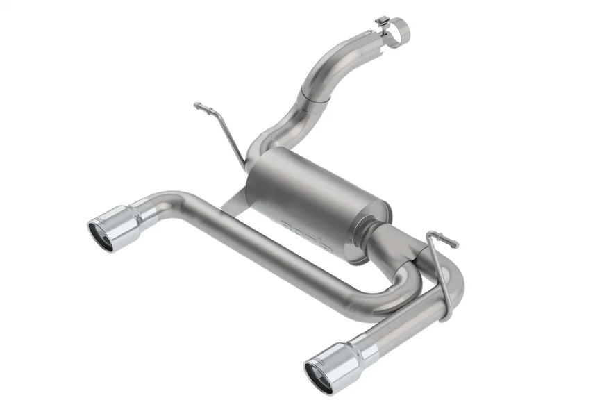 Axle-Back Exhaust System S-Type JLU for 2018-2026 Jeep Wrangler