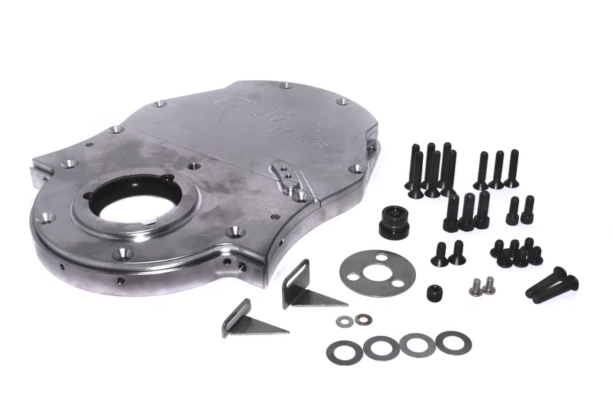 COMP Cams 312, Three-Piece Billet Aluminum Timing Cover for Chevrolet Big Block