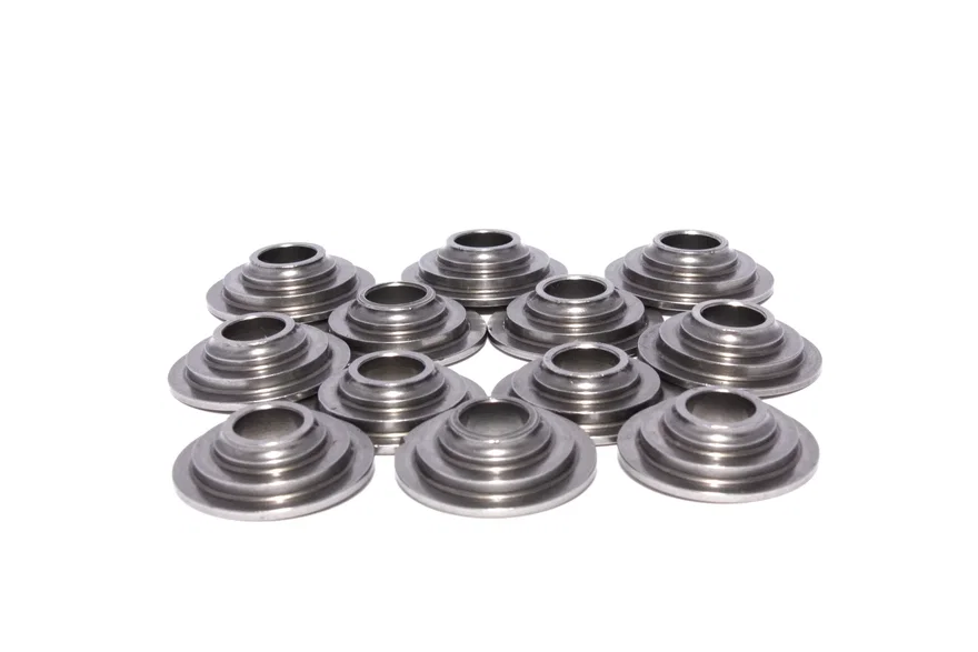 COMP Cams 1777-12, 7 Tool Steel Retainer Set of 12, 11/32" Valve w/ 26926 Springs in Non-LS Engine