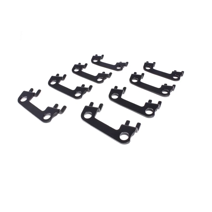 COMP Cams 4804-8, Raised 1 Piece Guide Plate Set for Ford Cleveland w/ 3/8" Pushrod, 7/16" Stud