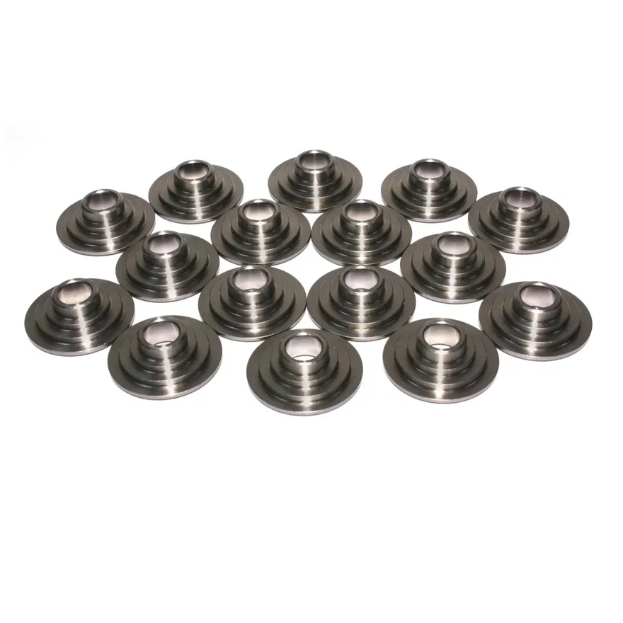 COMP Cams 735-16, 10 Titanium Retainer Set 16 for 1.625" OD Triple Springs,+.050" Height over 739
