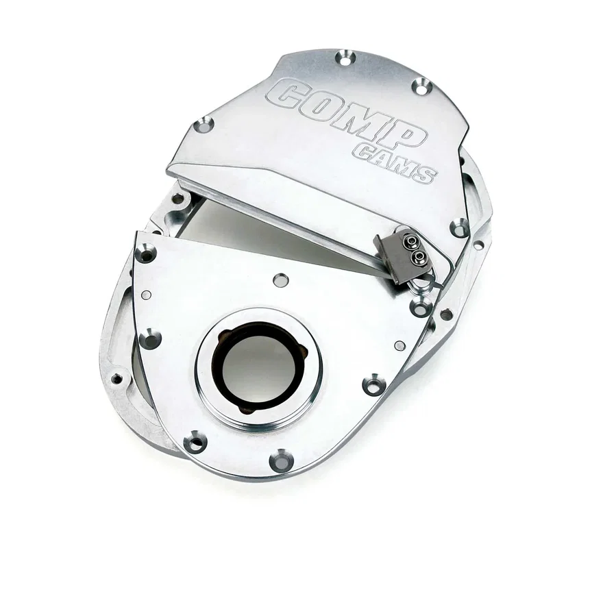 COMP Cams 310, Three-Piece Billet Aluminum Timing Cover for Chevrolet Small Block and V6
