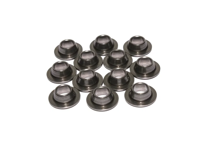 COMP Cams 1795-12, 10 Degree Tool Steel Retainer Set of 12 for All Valves w/ 1.095" O.D. Springs