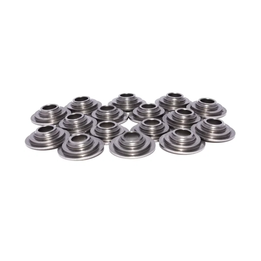COMP Cams 1779-16, 7 Degree Tool Steel Retainer Set of 16 for 8mm Valve w/ 26926 Springs