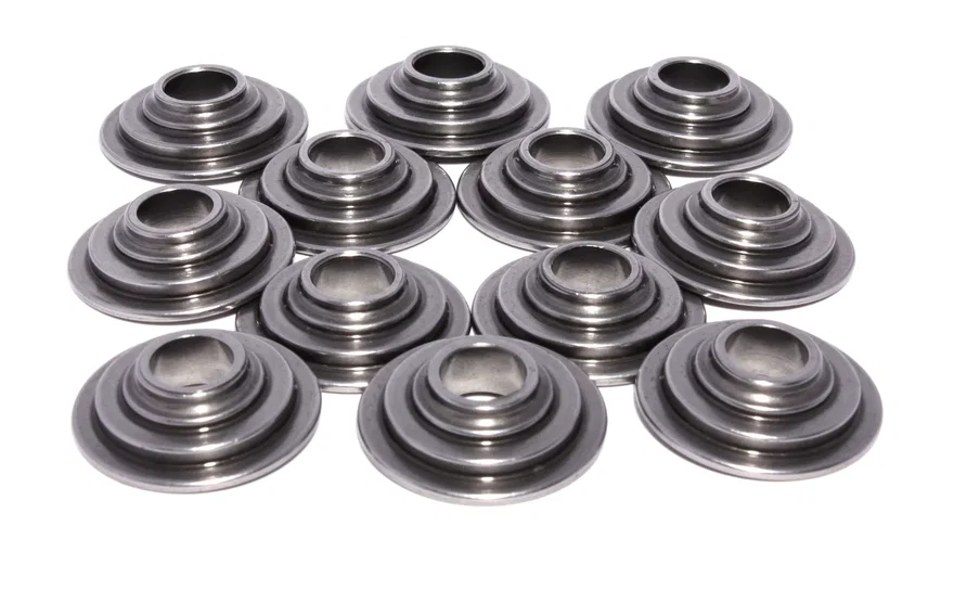 COMP Cams 1750-12, 10 Degree Tool Steel Retainer Set of 12for All Valves w/ 1.250" O.D. Springs
