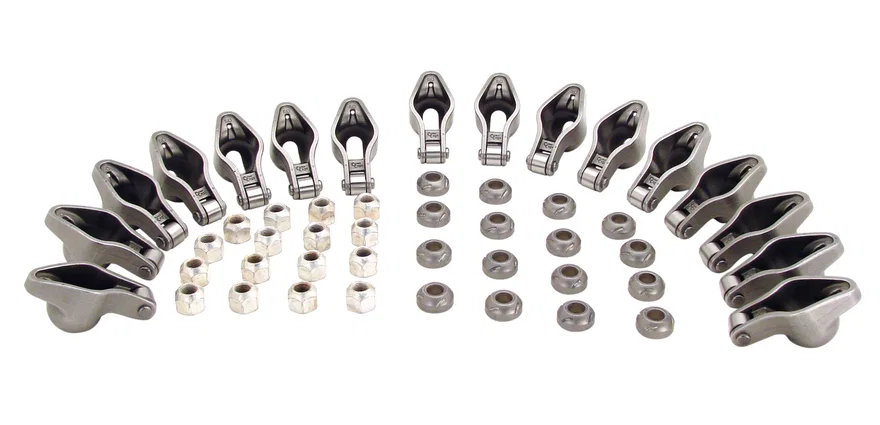 COMP Cams 1412-16, Magnum Roller 1.52 Ratio Rocker Arm Set for Chevrolet SBC w/ 3/8" Stud