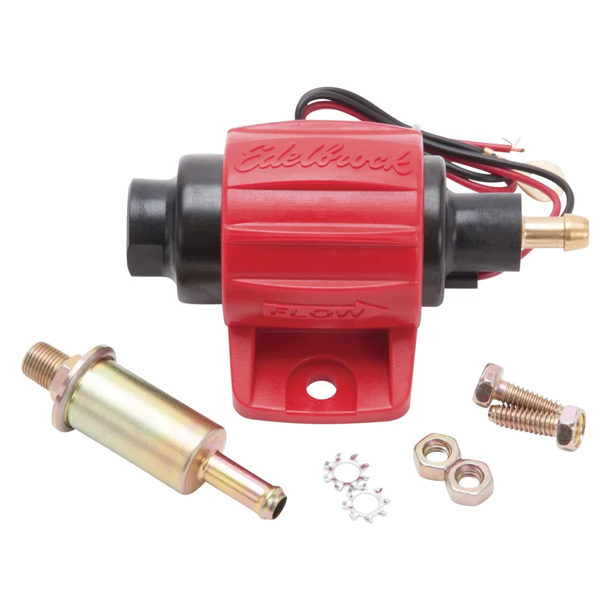 Edelbrock 17301, Universal Micro Electric Fuel Pump - 38 GPH / 144 LPH (Gasoline/E85)