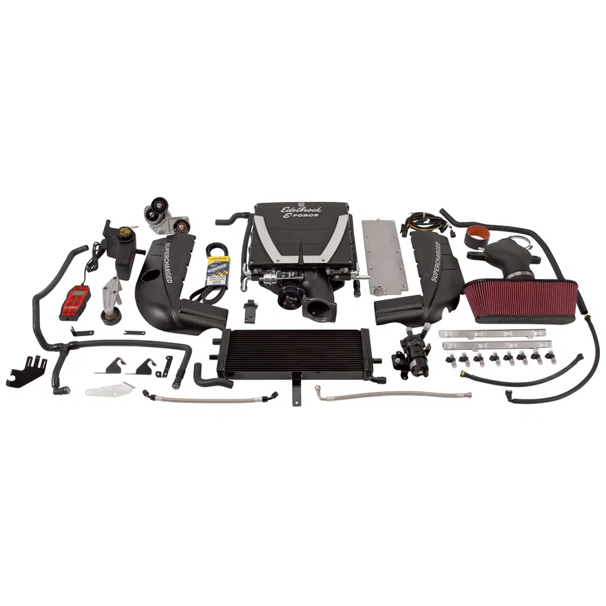 Edelbrock 1593, E-Force Supercharger for 2005-07 Corvette LS2 - Stage 1