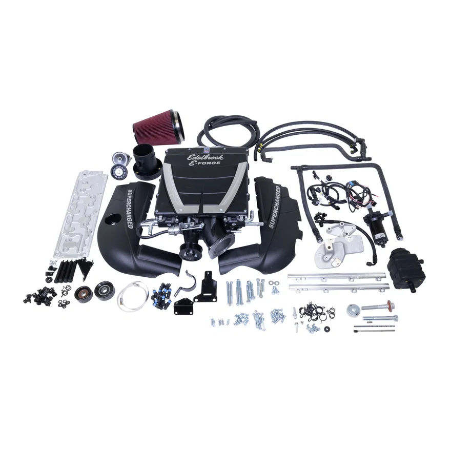 Edelbrock 15410, E-Force Universal Supercharger for LS3/L92 w/2010-12 Camaro Offset
