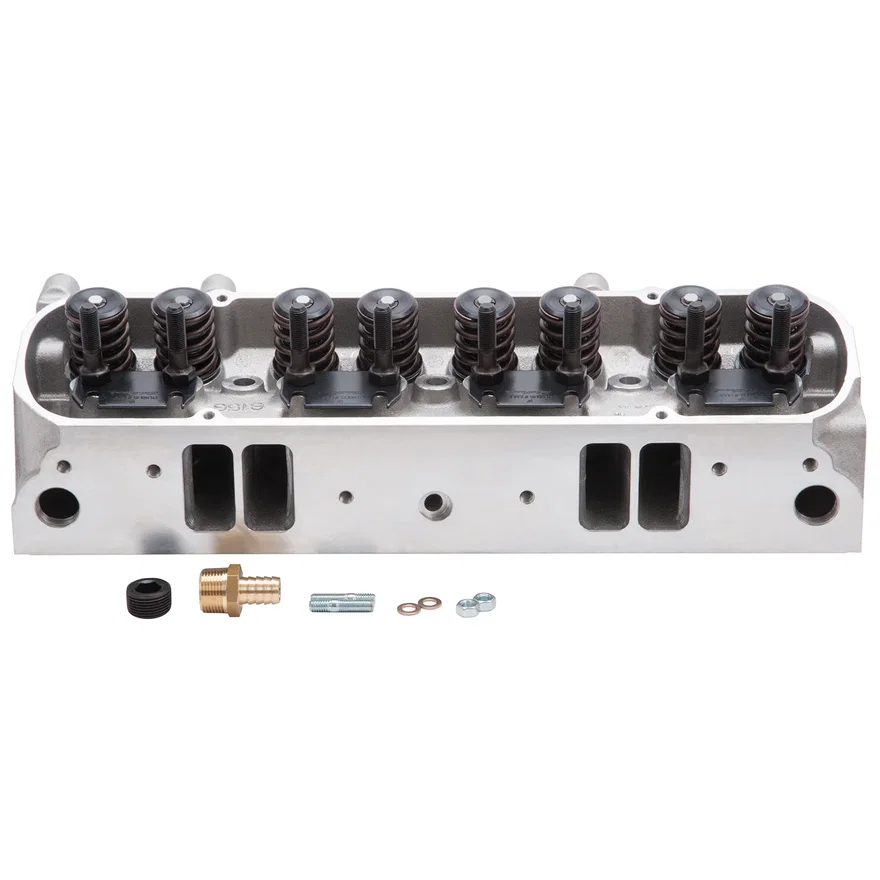 Edelbrock 61595, RPM CNC Pontiac D-Port Cylinder Head 72cc Hydraulic Roller Camshaft