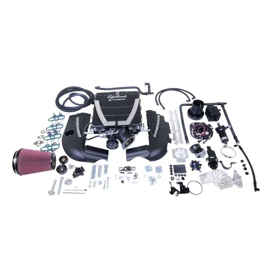 Edelbrock 15450, E-Force Universal Supercharger for LS1/LS2 w/ 1998-02 Camaro Offset