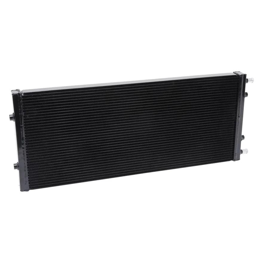 Edelbrock 15408, Dual Pass/Single Row Universal Heat Exchanger (34"W/14"H/2.25"D) 55,000 BTU