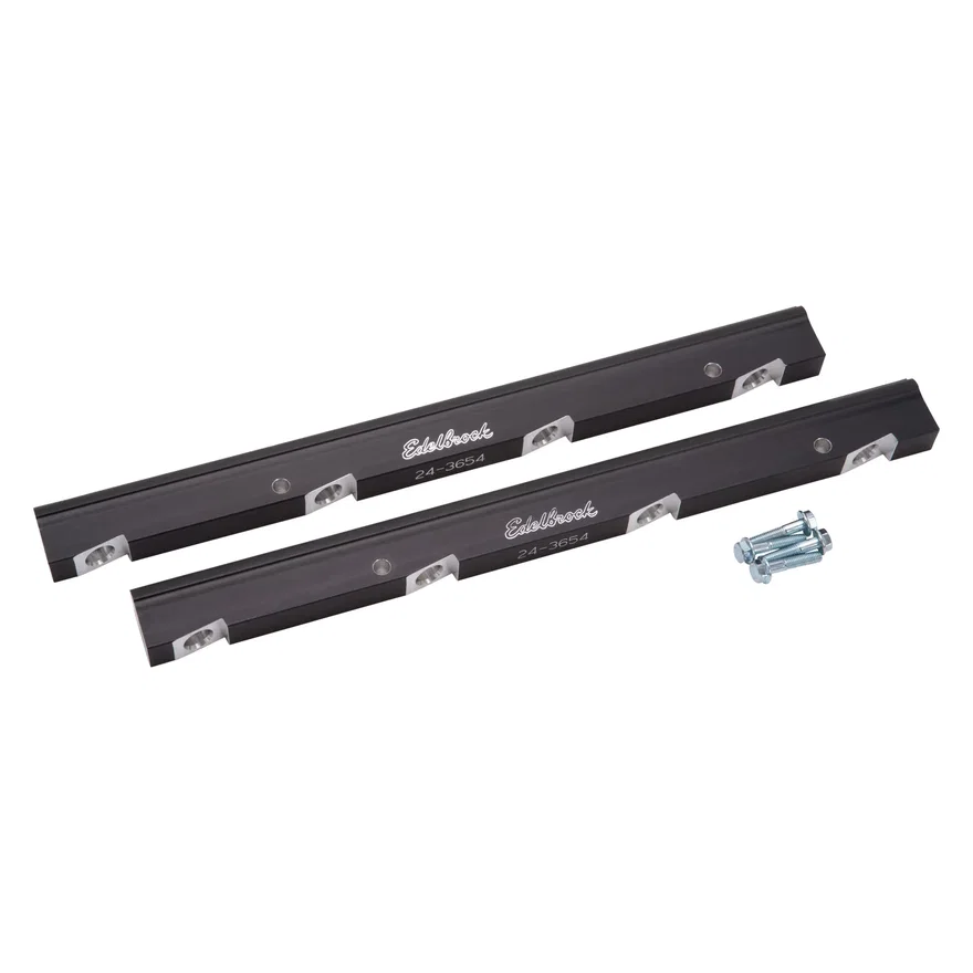 Edelbrock 3654, Fuel Rail Kit for LS3 Cross Ram #7141