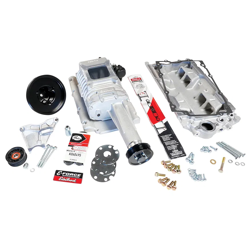 Edelbrock 1551, E-Force H122 Supercharger for 1957-86 SBC - Carbureted