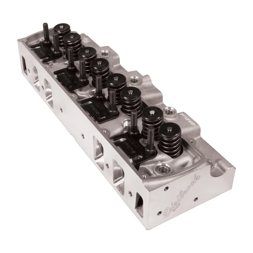 Edelbrock 61035, CYL HEAD SB OLDSMOBILE PERF RPM FOR HYD ROLLER CAM COMPLETE