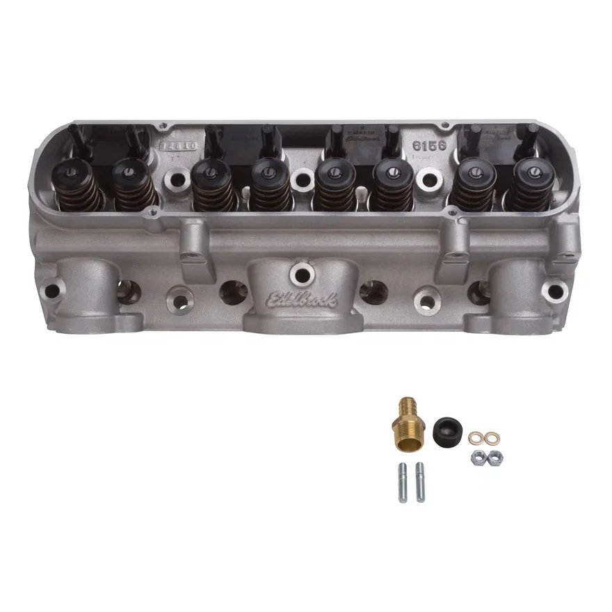 Edelbrock 61599, RPM CNC Pontiac D-Port Cylinder Head 72cc Hydraulic Flat Tappet Cam