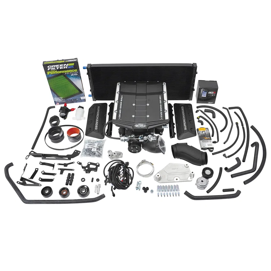 Edelbrock 15812, Stage 1 Supercharger Kit #15812 For 2019-21 Ford F-150 5.0L 4V W/ Tune