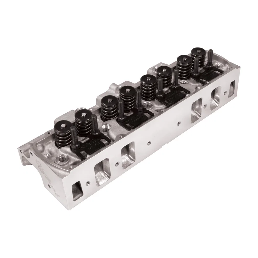 Edelbrock 61039, CYL HEAD SB OLDSMOBILE PERF RPM FOR HYD FLAT TAPPET COMPLETE