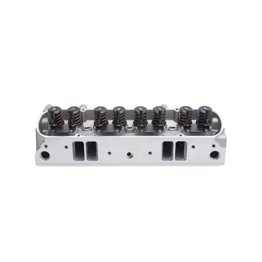 Edelbrock 61575, Performer Pontiac D-Port Cylinder Head 87cc Hydraulic Roller Springs